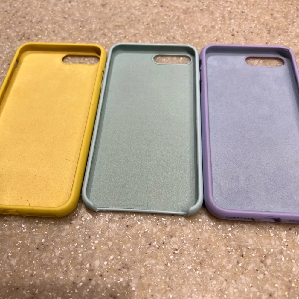 iPhone 7 & 8 Plus Covers Excellent Condition Soft Touch
